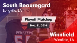 Matchup: South Beauregard vs. Winnfield  2016