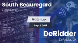 Matchup: South Beauregard vs. DeRidder  2017