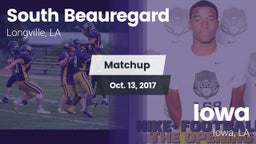 Matchup: South Beauregard vs. Iowa  2017