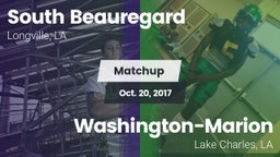 Matchup: South Beauregard vs. Washington-Marion  2017