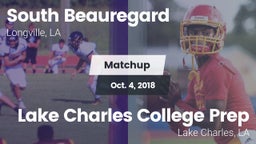 Matchup: South Beauregard vs. Lake Charles College Prep 2018