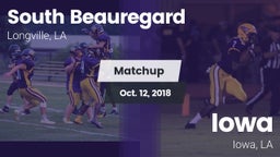 Matchup: South Beauregard vs. Iowa  2018