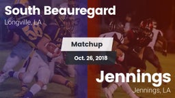 Matchup: South Beauregard vs. Jennings  2018