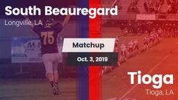 Matchup: South Beauregard vs. Tioga  2019