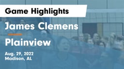 James Clemens  vs Plainview  Game Highlights - Aug. 29, 2022