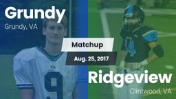 Matchup: Grundy vs. Ridgeview  2017