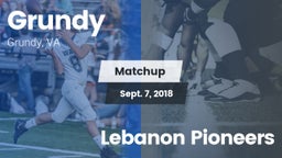 Matchup: Grundy vs. Lebanon Pioneers 2018