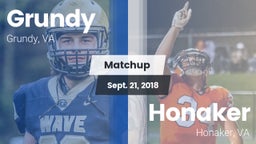 Matchup: Grundy vs. Honaker  2018
