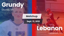 Matchup: Grundy vs. Lebanon  2019