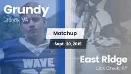 Matchup: Grundy vs. East Ridge  2019