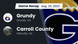 Recap: Grundy  vs. Carroll County  2023