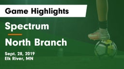 Spectrum  vs North Branch  Game Highlights - Sept. 28, 2019