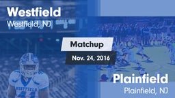 Matchup: Westfield vs. Plainfield  2016