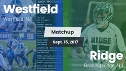 Matchup: Westfield vs. Ridge  2017