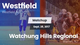 Matchup: Westfield vs. Watchung Hills Regional  2017