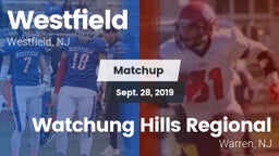 Matchup: Westfield vs. Watchung Hills Regional  2019