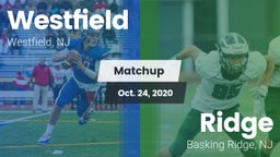 Matchup: Westfield vs. Ridge  2020