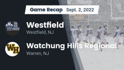 Recap: Westfield  vs. Watchung Hills Regional  2022