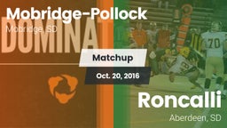 Matchup: Mobridge-Pollock vs. Roncalli  2016