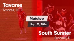 Matchup: Tavares vs. South Sumter  2016