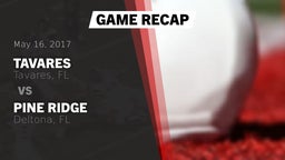 Recap: Tavares  vs. Pine Ridge  2017