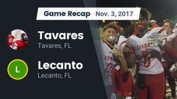 Recap: Tavares  vs. Lecanto  2017
