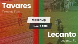 Matchup: Tavares vs. Lecanto  2018