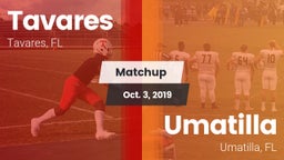 Matchup: Tavares vs. Umatilla  2019