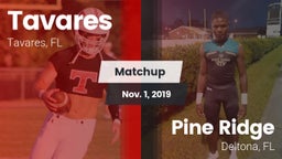 Matchup: Tavares vs. Pine Ridge  2019
