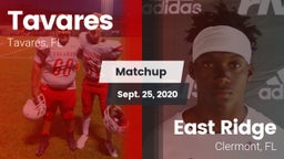 Matchup: Tavares vs. East Ridge  2020