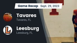 Recap: Tavares  vs. Leesburg  2023