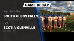 Recap: South Glens Falls  vs. Scotia-Glenville  2016