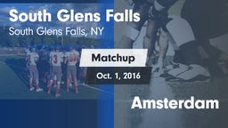 Matchup: South Glens Falls vs. Amsterdam  2016