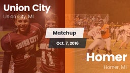 Matchup: Union City vs. Homer  2016