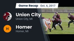 Recap: Union City  vs. Homer  2017
