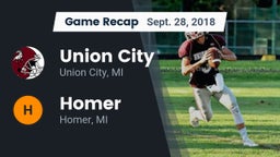 Recap: Union City  vs. Homer  2018
