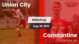 Matchup: Union City vs. Constantine  2019