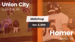 Matchup: Union City vs. Homer  2019