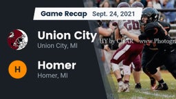 Recap: Union City  vs. Homer  2021
