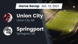 Recap: Union City  vs. Springport  2021