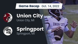Recap: Union City  vs. Springport  2022