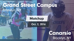 Matchup: Grand Street Campus vs. Canarsie  2016