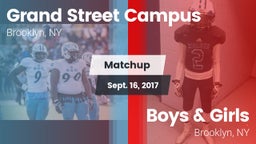 Matchup: Grand Street Campus vs. Boys & Girls  2017