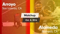 Matchup: Arroyo vs. Alameda  2016