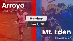 Matchup: Arroyo vs. Mt. Eden  2017