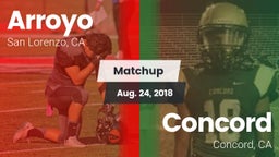 Matchup: Arroyo vs. Concord  2018