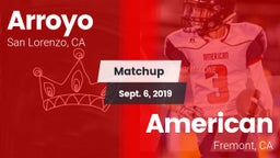 Matchup: Arroyo vs. American  2019