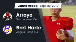 Recap: Arroyo  vs. Bret Harte  2019