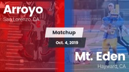 Matchup: Arroyo vs. Mt. Eden  2019