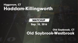 Matchup: Haddam-Killingworth vs. Old Saybrook-Westbrook  2016